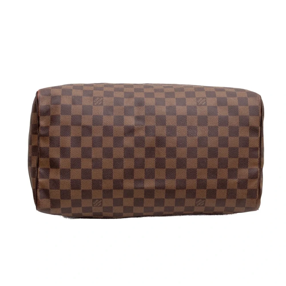Louis Vuitton Speedy 30 Damier Ebene‎ Brown Handbag Boston Bag 2014 Made in USA